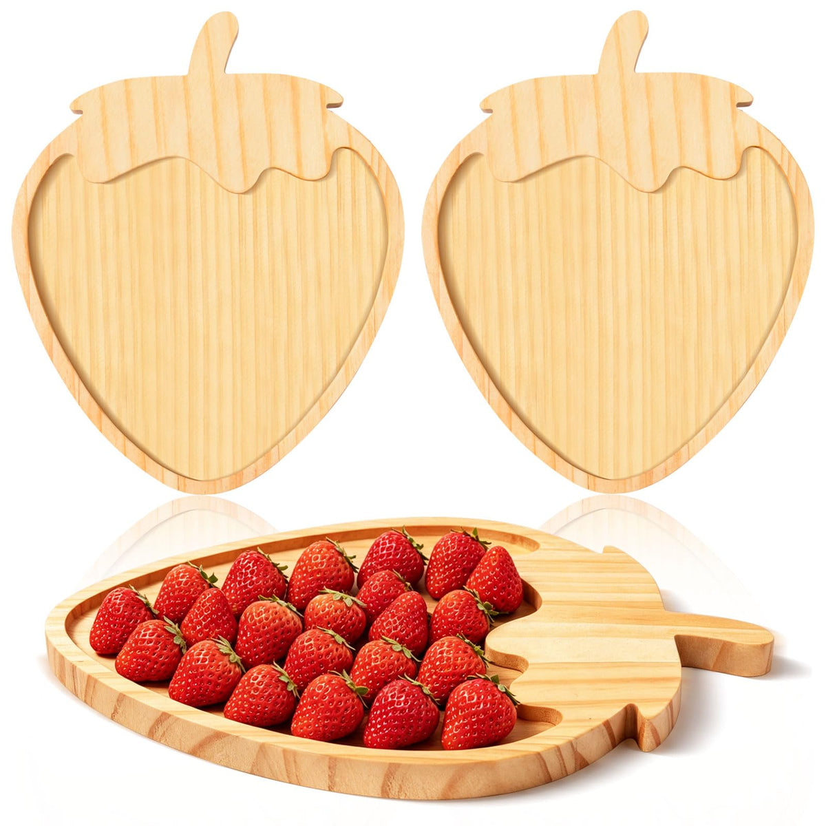 AWIZOM 2 Pcs Cowboy Boots Charcuterie Boards Wooden Serving Tray Platters