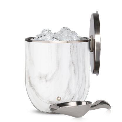 Snowfox Plus - Insulated Ice Bucket with Lid/Scoop, Premium Vacuum Insulated Stainless Steel Ice Buckets for Parties, Ice Box, Home Bar Accessories, Parties Supplies, Bar Decor, 3L