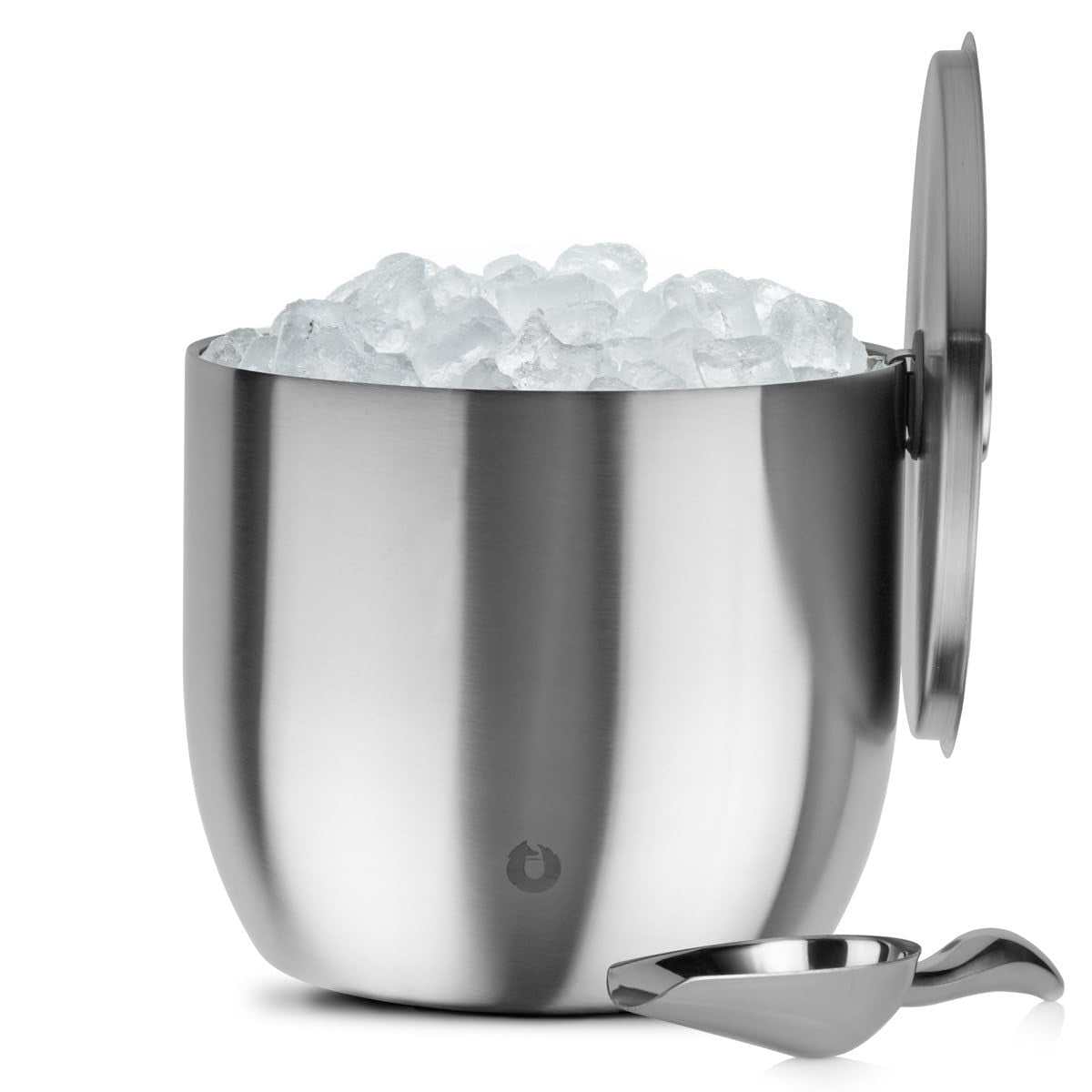 Snowfox Plus - Insulated Ice Bucket with Lid/Scoop, Premium Vacuum Insulated Stainless Steel Ice Buckets for Parties, Ice Box, Home Bar Accessories, Parties Supplies, Bar Decor, 3L