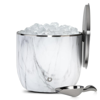 Snowfox Plus - Insulated Ice Bucket with Lid/Scoop, Premium Vacuum Insulated Stainless Steel Ice Buckets for Parties, Ice Box, Home Bar Accessories, Parties Supplies, Bar Decor, 3L