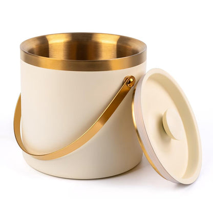 3L Double Wall Insulated Stainless Steel Ice Bucket for parties
