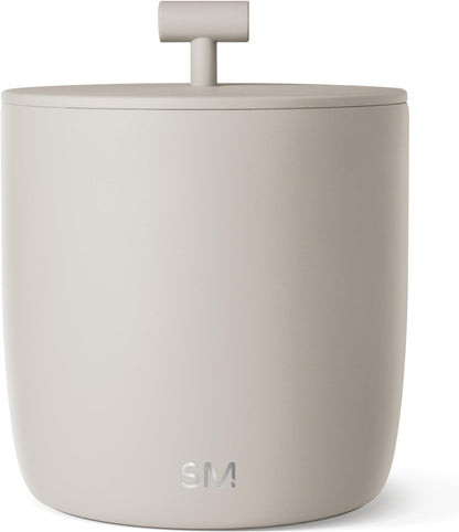 Simple Modern Vacuum Insulated Ice Bucket with Lid and Scoop | For Cocktail, Champagne, Wine, Beer, & Hosting | Stainless Steel 100oz Capacity for Large Parties | Rocks Collection | Simple Stainless
