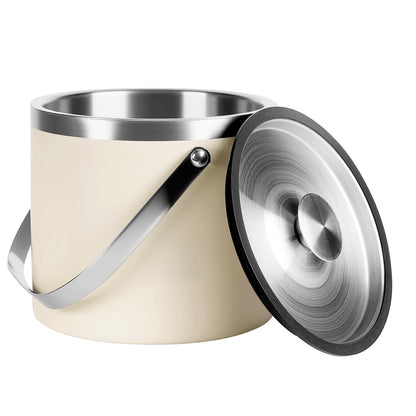 3L Double Wall Insulated Stainless Steel Ice Bucket for parties