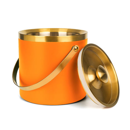 3L Double Wall Insulated Stainless Steel Ice Bucket for parties