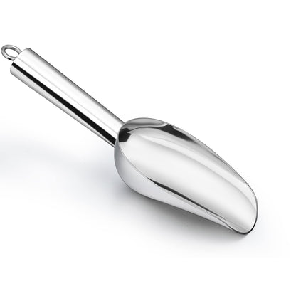 LIANYU Metal Ice Scoop Set of 4, 3 Oz Stainless Steel Small Ice Scooper