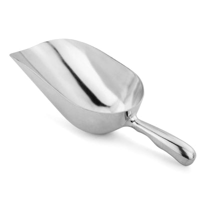 New Star Foodservice 34509 Cast Aluminum Ice Scoop, 5-Ounce, Silver