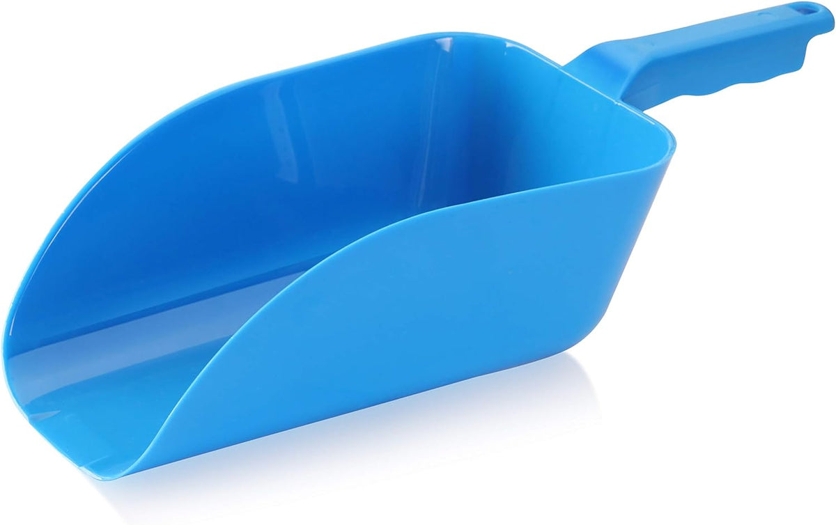 New Star Foodservice Polycarbonate Plastic Utility Ice Scoop, Blue, 64 oz
