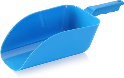 New Star Foodservice Polycarbonate Plastic Utility Ice Scoop, Blue, 64 oz