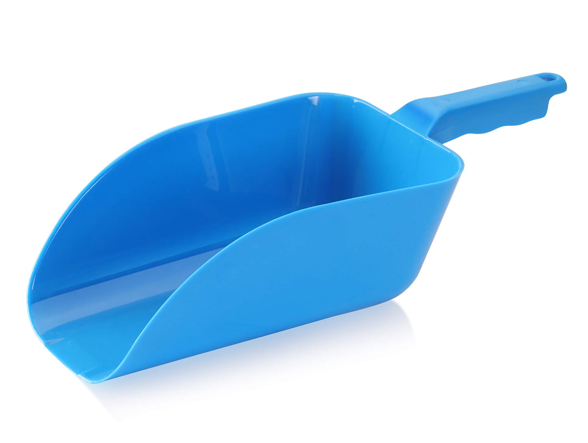 New Star Foodservice Polycarbonate Plastic Utility Ice Scoop, Blue, 64 oz