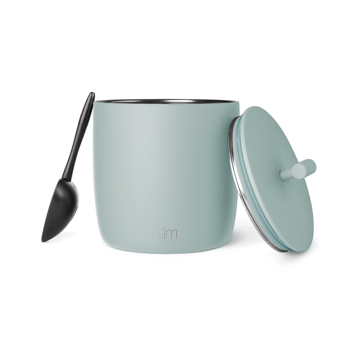Simple Modern Vacuum Insulated Ice Bucket with Lid and Scoop | For Cocktail, Champagne, Wine, Beer, & Hosting | Stainless Steel 100oz Capacity for Large Parties | Rocks Collection | Simple Stainless
