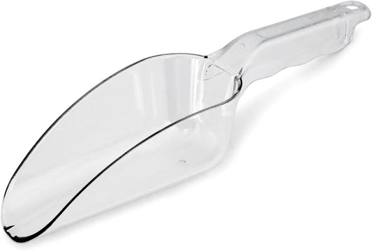 New Star Foodservice Polycarbonate Plastic Utility Ice Scoop, Clear, 12 oz