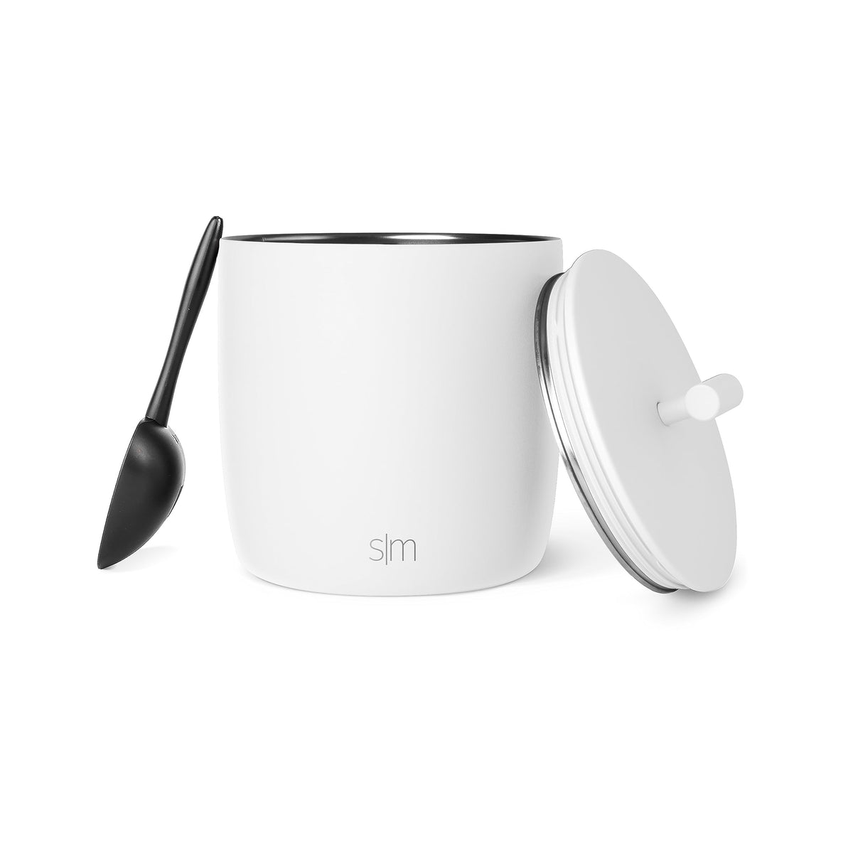 Simple Modern Vacuum Insulated Ice Bucket with Lid and Scoop | For Cocktail, Champagne, Wine, Beer, & Hosting | Stainless Steel 100oz Capacity for Large Parties | Rocks Collection | Simple Stainless