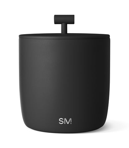 Simple Modern Vacuum Insulated Ice Bucket with Lid and Scoop | For Cocktail, Champagne, Wine, Beer, & Hosting | Stainless Steel 100oz Capacity for Large Parties | Rocks Collection | Simple Stainless