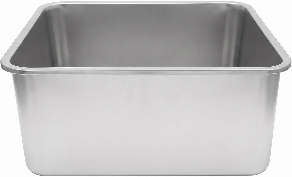 27 Quart Stainless Steel Ice Bucket, 25.8L/6.8 Gallon Large Beverage Tub
