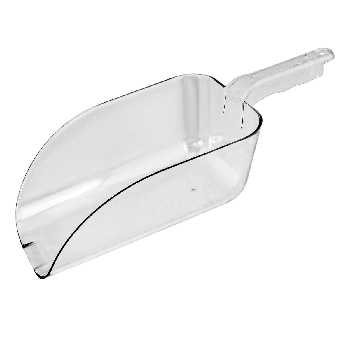 New Star Foodservice Polycarbonate Plastic Utility Ice Scoop, Clear, 12 oz