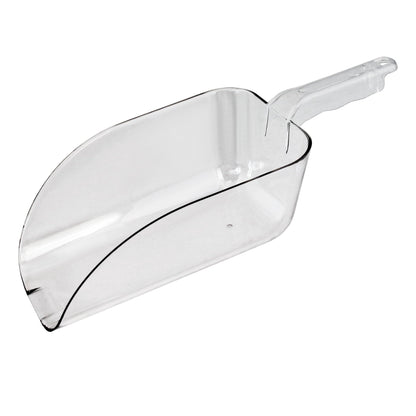 New Star Foodservice Polycarbonate Plastic Utility Ice Scoop, Clear, 12 oz