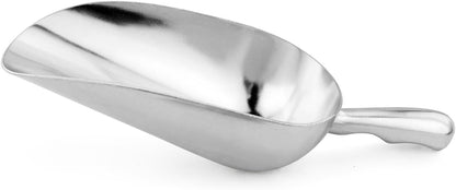 New Star Foodservice 34547 Round Bottom Bar Ice Scoop, 24-Ounce, Silver