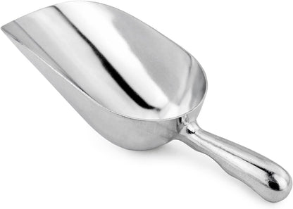 New Star Foodservice 34547 Round Bottom Bar Ice Scoop, 24-Ounce, Silver