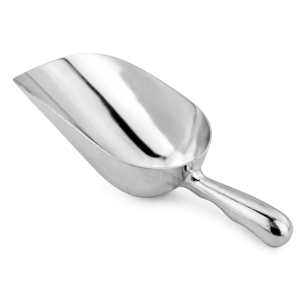 New Star Foodservice 34509 Cast Aluminum Ice Scoop, 5-Ounce, Silver