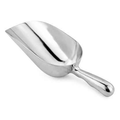 New Star Foodservice 34509 Cast Aluminum Ice Scoop, 5-Ounce, Silver