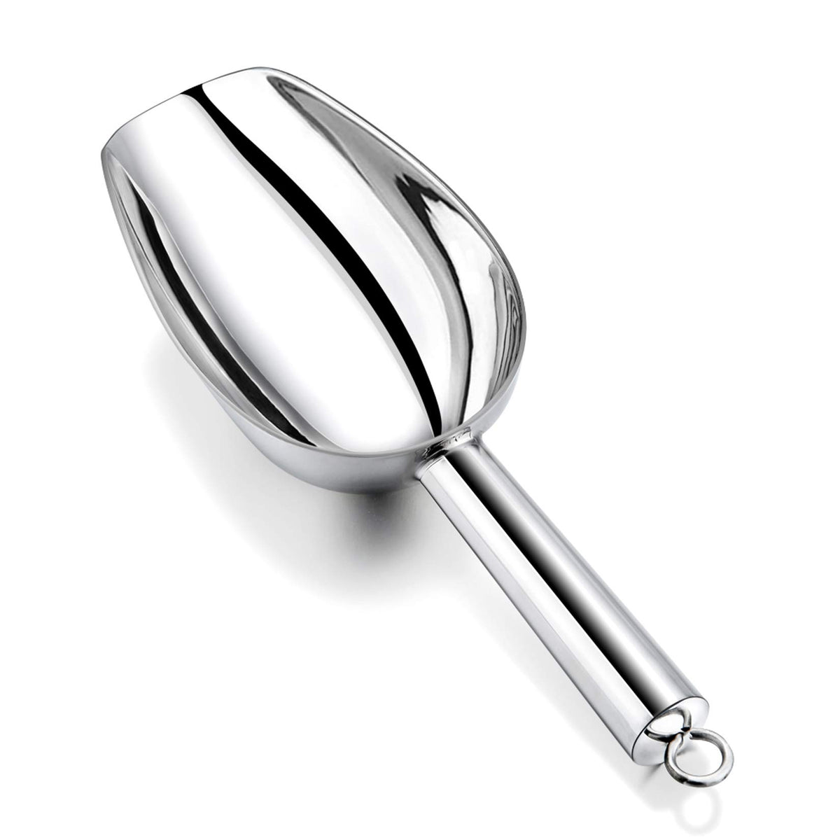P&P CHEF Black Ice Scoop, 6OZ Small Stainless Steel Candy Food Scoop