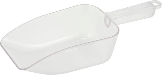 Winco 32 oz White Plastic Commercial Scoop
