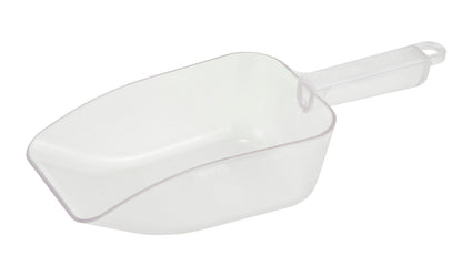 Winco 32 oz White Plastic Commercial Scoop