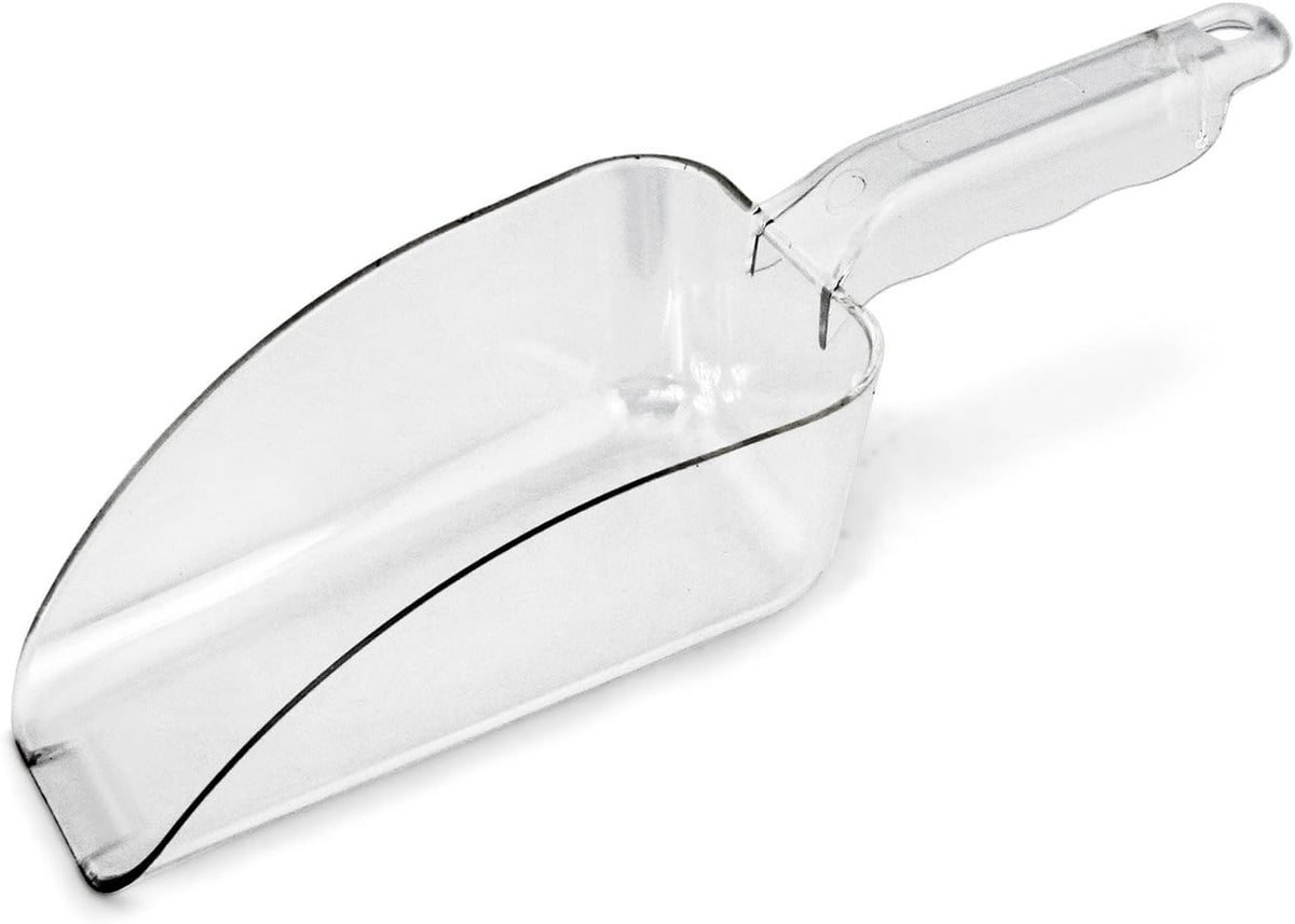 New Star Foodservice Polycarbonate Plastic Utility Ice Scoop, Clear, 24 oz