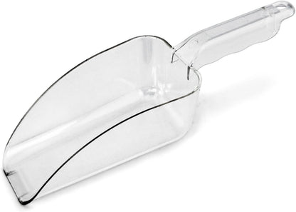New Star Foodservice Polycarbonate Plastic Utility Ice Scoop, Clear, 24 oz