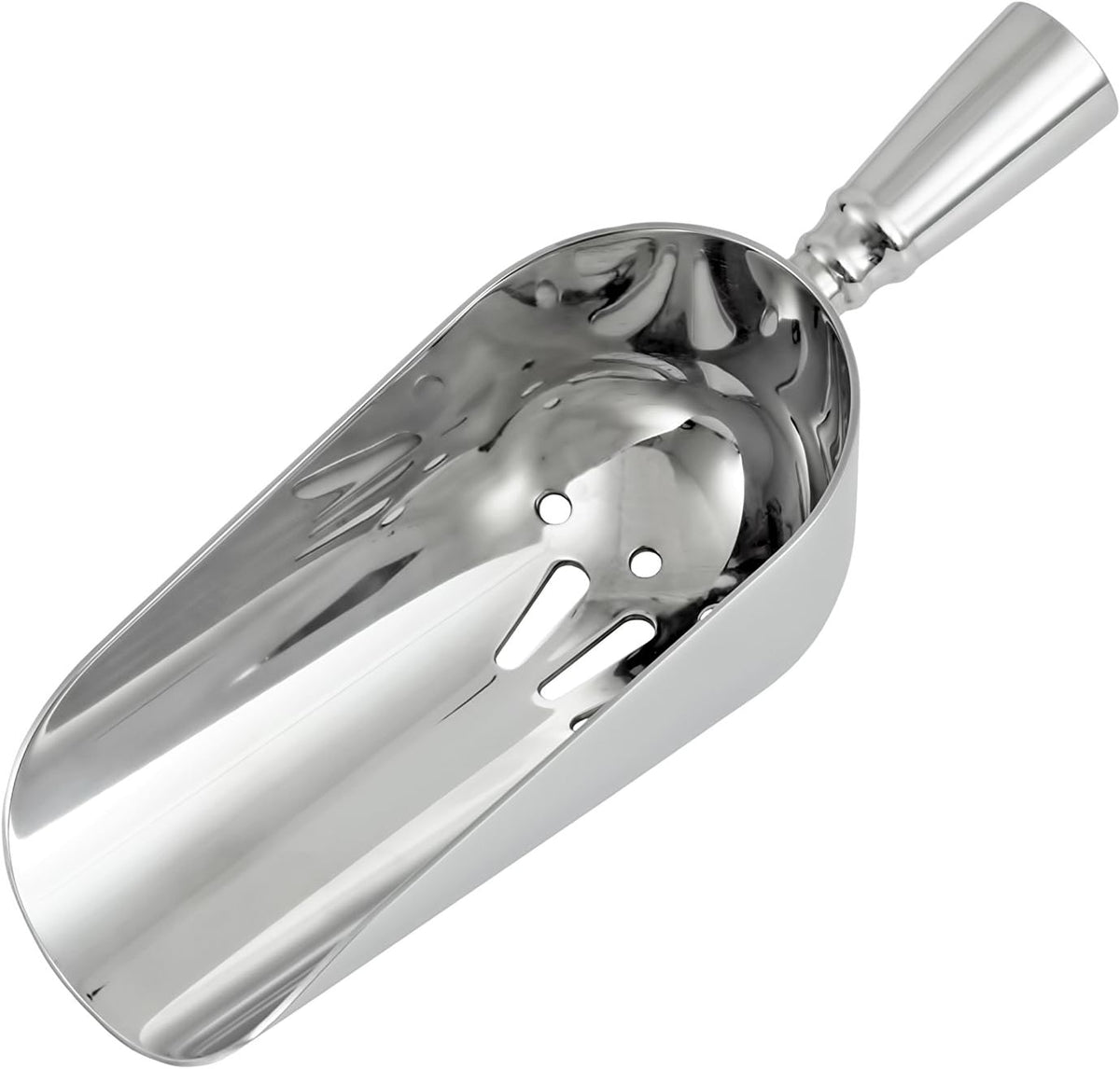 Crafthouse by Fortessa Professional Barware/Bar Tools by Charles Joly, Stainless Steel Ice Scoop with Drain Holes, 8"
