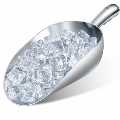 MorningRo 58oz Metal Ice Scoop Large Aluminum Utility Scoop for Ice Machine
