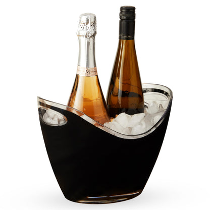 True Galvanized Tub, Large Ice Buckets for Parties, Beverage Cooler for Beer, Wine, Soda, Bottled Water, Rustic Beverage Tub, Drink Bucket for Indoor & Outdoor Party, 6.3 Gal (23.8 Liters), Set of 1