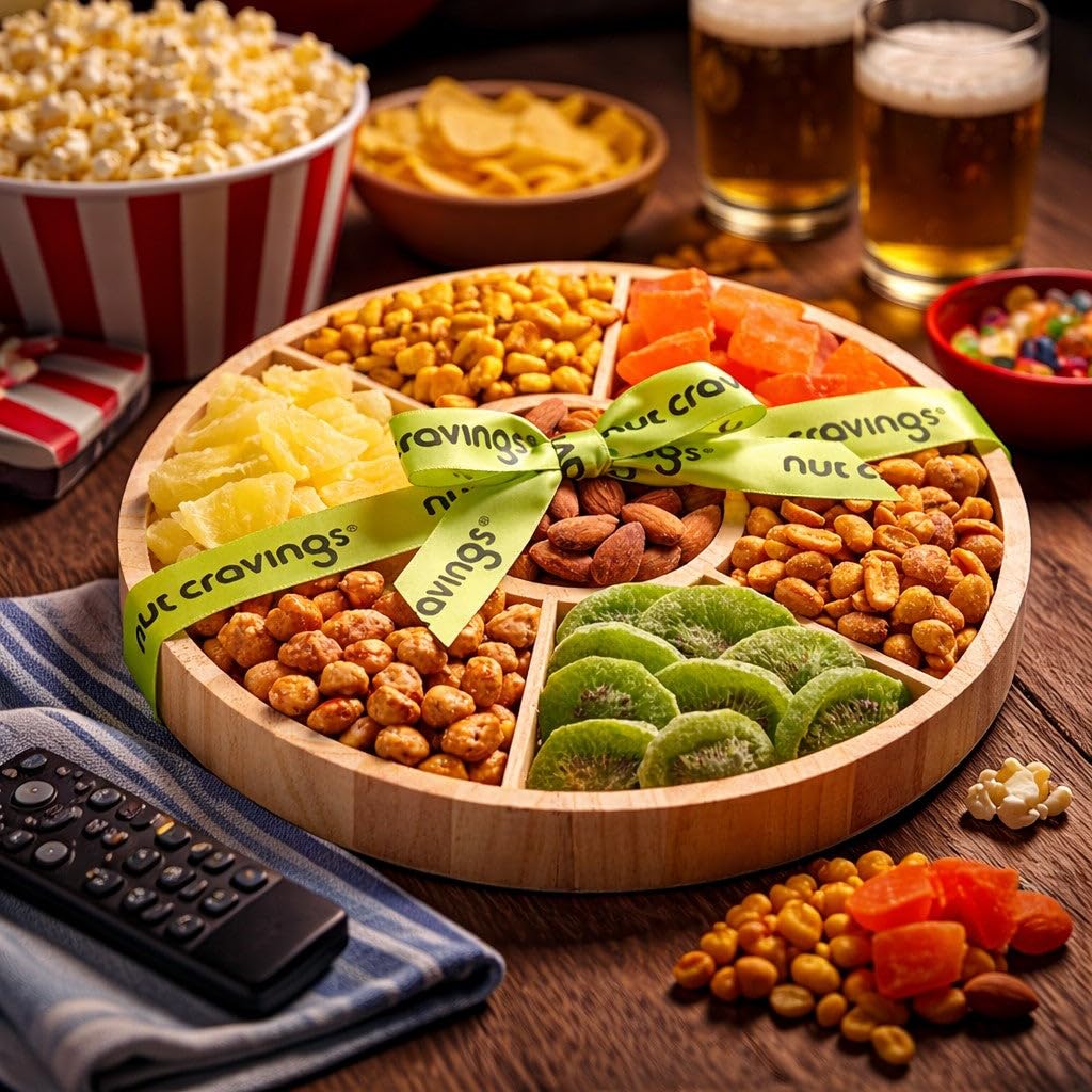 NUT CRAVINGS - Dried Fruit & Mixed Nuts Gift Basket (7 Assortments)
