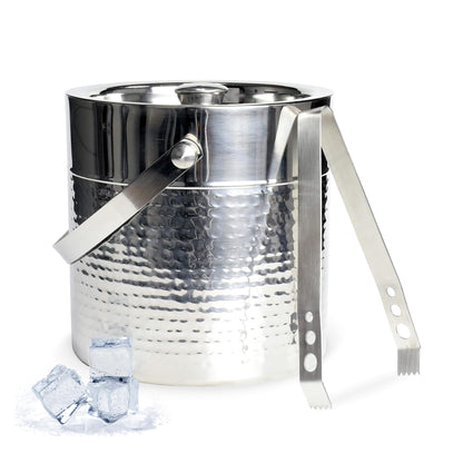 Chef Craft Hammered Champagne Bucket. 4 Quart. Stainless Steel