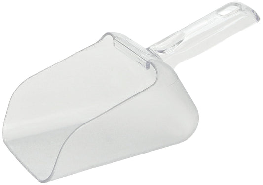 Rubbermaid Commercial Products Clear Bouncer Utility Scoop, 32-Ounce, Clear, Food Service Supplies for Weddings/Ice Bucket/Kitchen/Popcorn