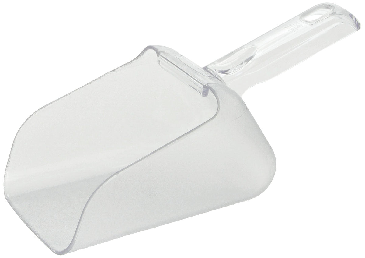 Rubbermaid Commercial Products Clear Bouncer Utility Scoop, 32-Ounce, Clear, Food Service Supplies for Weddings/Ice Bucket/Kitchen/Popcorn