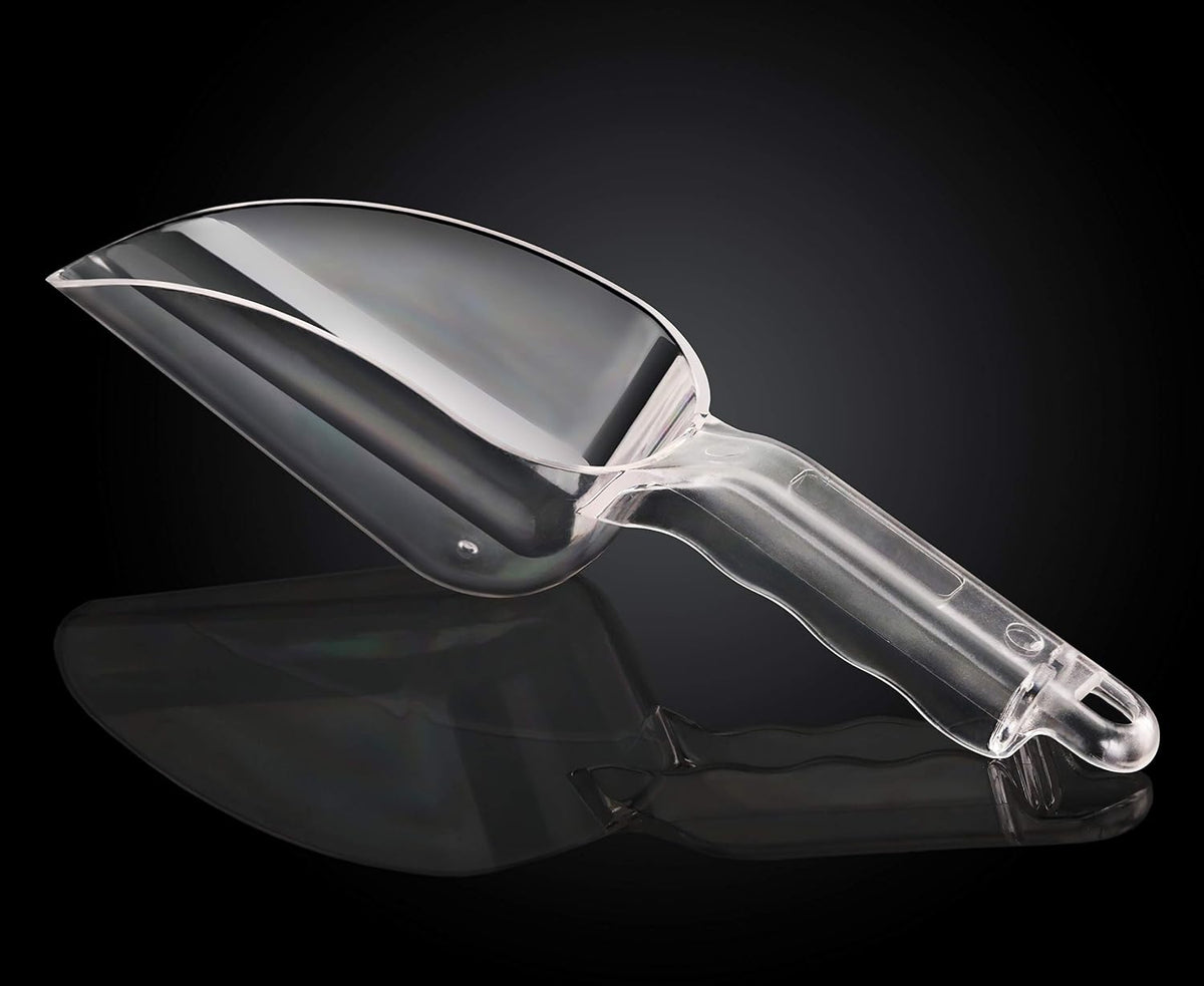 New Star Foodservice Polycarbonate Plastic Utility Ice Scoop, Clear, 12 oz