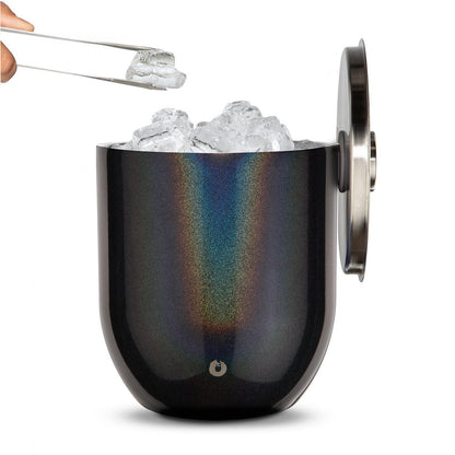 Snowfox Plus - Insulated Ice Bucket with Lid/Scoop, Premium Vacuum Insulated Stainless Steel Ice Buckets for Parties, Ice Box, Home Bar Accessories, Parties Supplies, Bar Decor, 3L