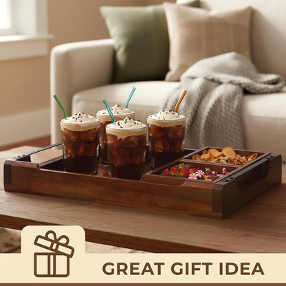 Modular Serving Tray - Acacia | Serving Platter Snack Tray