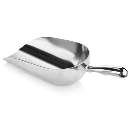 New Star Foodservice 34509 Cast Aluminum Ice Scoop, 5-Ounce, Silver