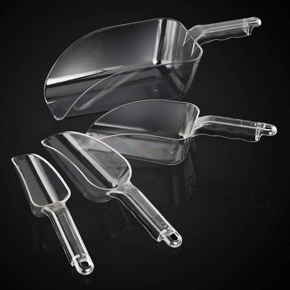 New Star Foodservice Polycarbonate Plastic Utility Ice Scoop, Clear, 12 oz
