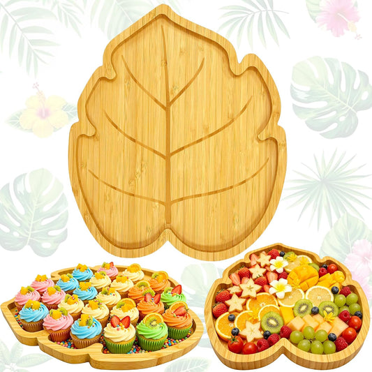 Tropical Charcuterie Board Palm Leaf Hawaii Luau Birthday Party Decorations