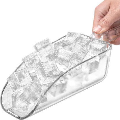 Stock Your Home Ice Scoop, 24 oz, Clear, NSF Certified, Foodservice