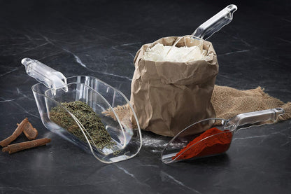 New Star Foodservice Polycarbonate Plastic Utility Ice Scoop, Clear, 12 oz