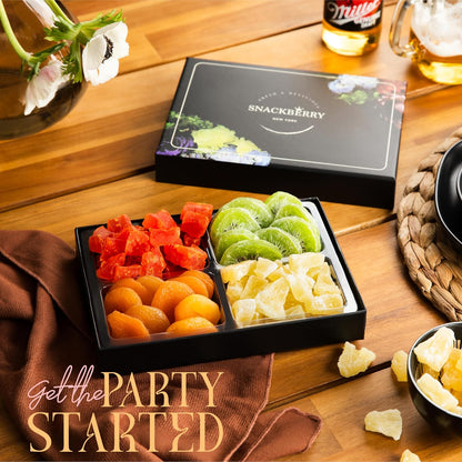 Variety Dried Fuit Gift Basket, Gift Box for Birthday. Anniversary, Get Well Gift, Gift for Him, Her and Family, Snackberry (1 Pack)