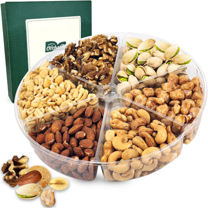 Nuts gift Basket, a Variety of Freshly Roasted Nuts