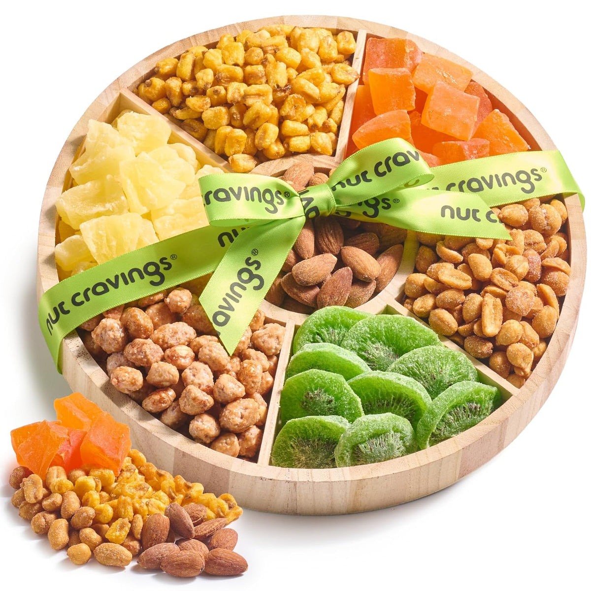 NUT CRAVINGS - Dried Fruit & Mixed Nuts Gift Basket (7 Assortments)